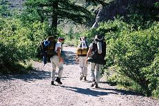 En route pour le bivouac