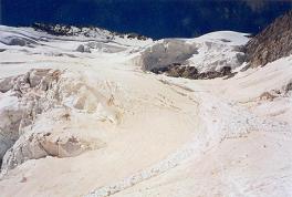 Vue sur les séracs