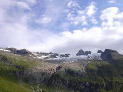Vue depuis la Ville des Glaciers