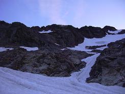 Montée au col des Glaciers