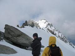 Aiguille de la Bérangère depuis le col