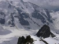 Vue sur le glacier Tré-La-Tête