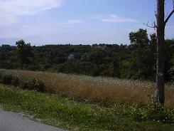 Sur la route après la Ménortière