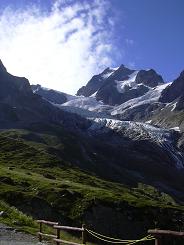 Le glacier de la Lée Blanche et les Aiguilles de Tré-la-Tête