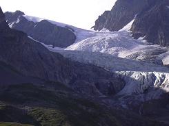 Le glacier de la Lée Blanche