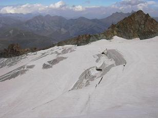 Vue sur le glacier de la Girose