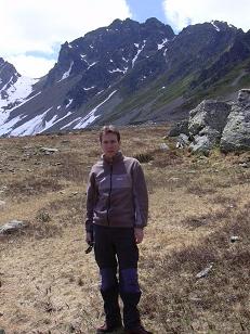 Nono au pied du col de la Fenêtre