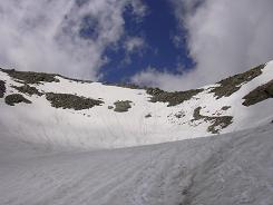 Vu sur le col depuis le lac
