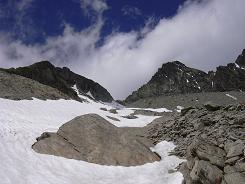 Vu vers le glacier d'Enclave